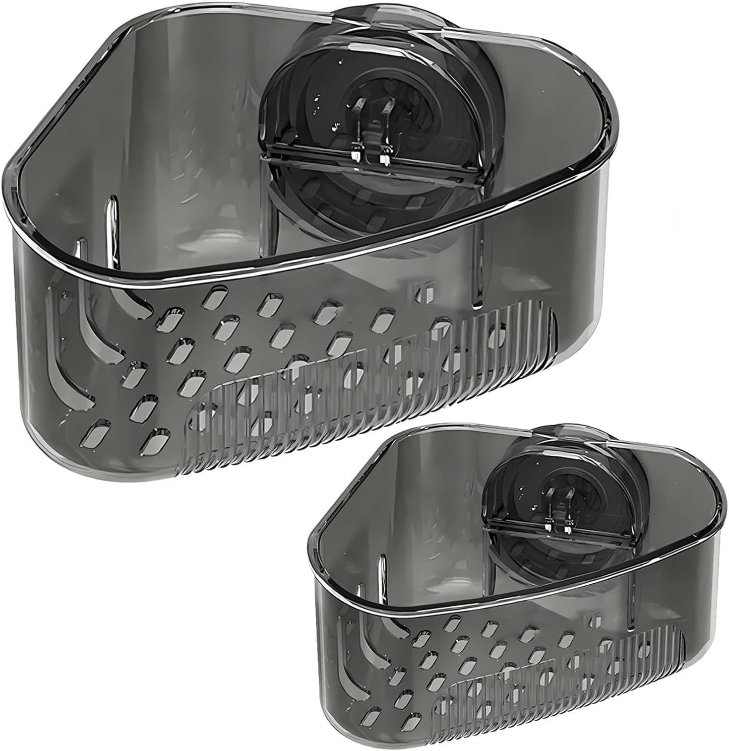 Transparent Grey Shower Caddy