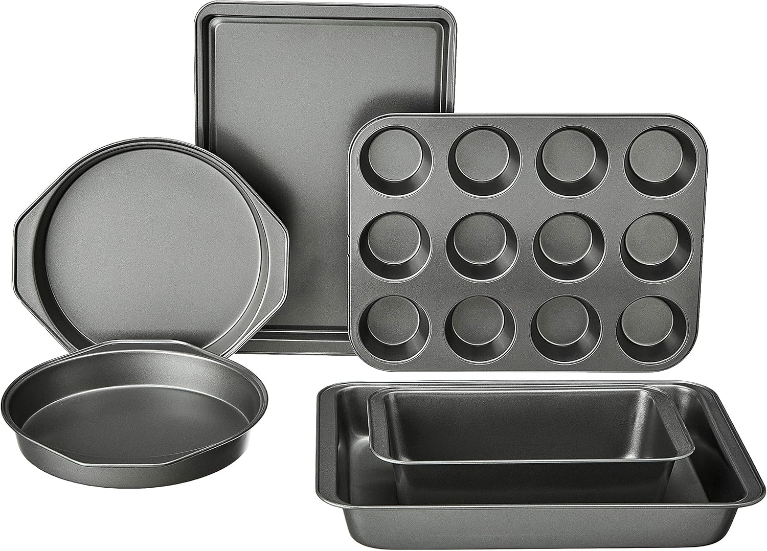 6 Piece Non Stick Carbon Steel Bakeware Set