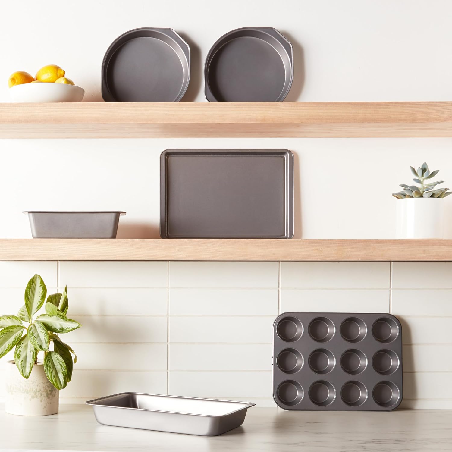 6 Piece Non Stick Carbon Steel Bakeware Set