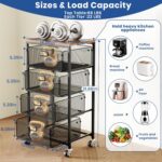 Kitchen Cart with Drawers