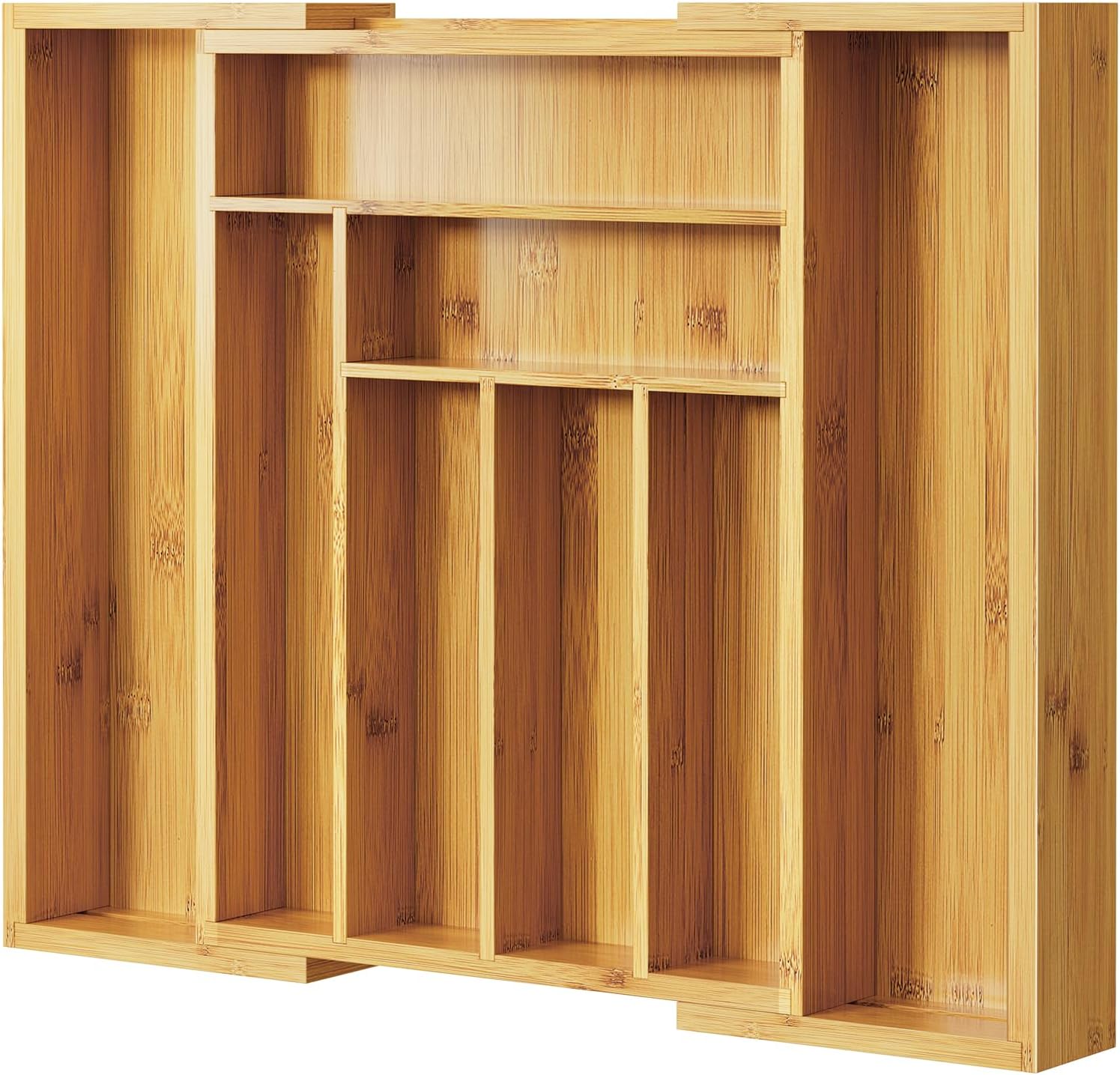 Expandable Bamboo Drawer Organizer